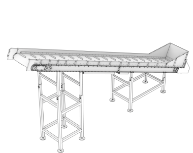 Beyaz arkaplanda 3 boyutlu bir vinç görüntüsü