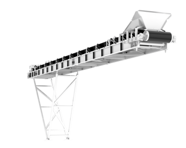 Beyaz arkaplanda 3 boyutlu bir vinç görüntüsü