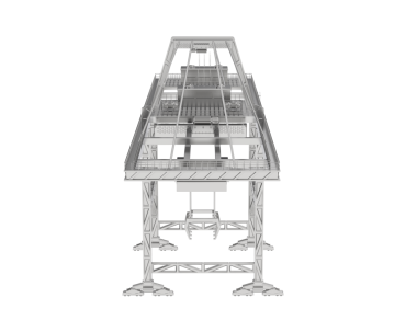 Ahşap palet. Siyah arkaplanda izole edilmiş bir siyah çerçevenin 3 boyutlu görüntülenmesi