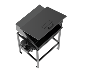 Kırpma yolu ile siyah üzerine izole 3d yazıcı