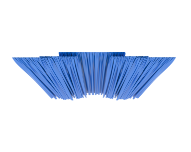 izole edilmiş mavi kurdele vektör çizimi tasarımı