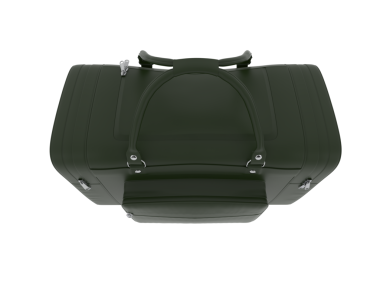 Ordu sırt çantası beyaz arka planda izole edildi. 3 boyutlu görüntüleme