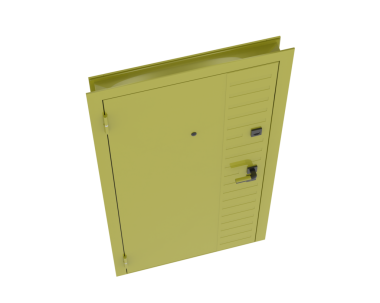 Ofis dolabı beyaz arkaplanda izole edildi