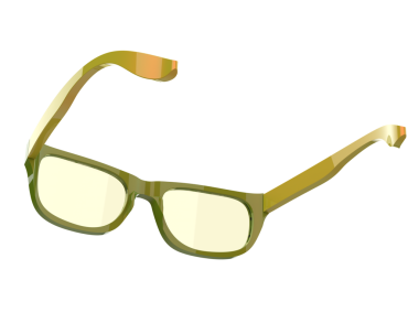 Çerçeve şeklinde yansıması olan modern güneş gözlükleri. Beyaz arka planda izole edilmiş. Vektör olarak 3 boyutlu illüstrasyon. yüksek kaliteli fotoğraf