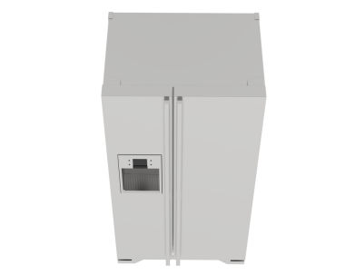 Buzdolabı beyaz arka planda izole edilmiş. vektör illüstrasyonu