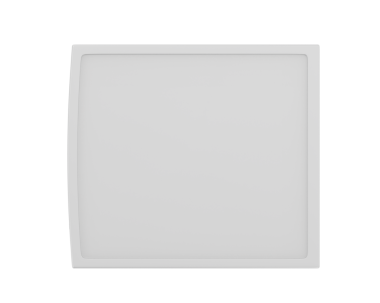 boş beyaz plaka izole