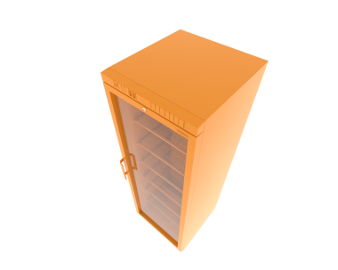 turuncu küp simgesi. vektör illüstrasyonu