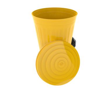 Kahve fincanı izole. 3d illüstrasyon