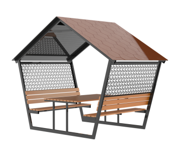 Beyaz arka planda izole edilmiş ahşap bir bank. 3d oluşturma.