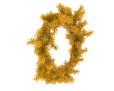 Altın alfabe harfi u