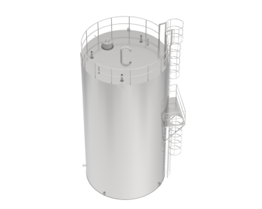 Benzin deposu. 3 Boyutlu Hazırlama