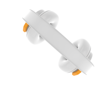 Çizgi film beyaz kağıt atacının vektör çizimi