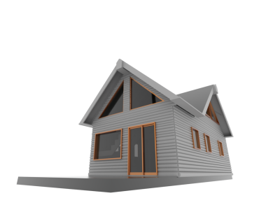 ev düz stil, vektör illüstrasyonu