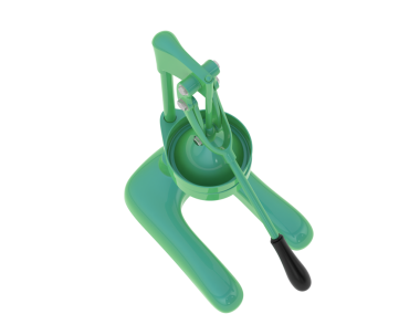 Beyaz arkaplanda izole edilmiş bir nargile 3 boyutlu görüntüsü