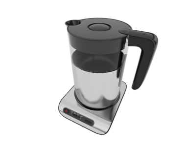 Beyaz arka planda izole edilmiş kahve makinesi.