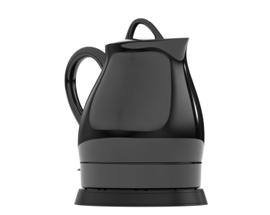 Siyah çay fincanı.