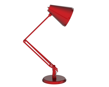 beyaz arkaplanda modern lamba