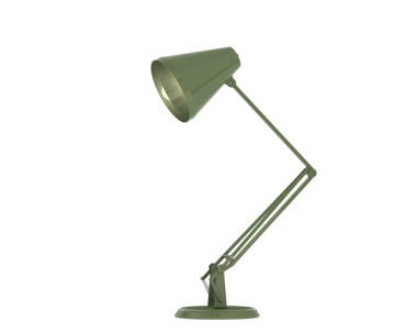 Beyaz arkaplanda modern lamba izole