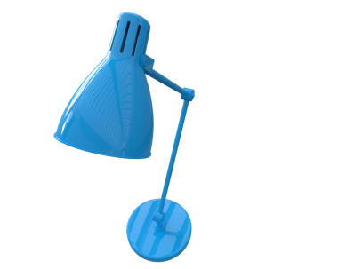 Beyaz arka plan üzerinde izole mavi çan.