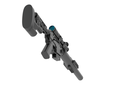 Bilim - fi mecha asker ayakta duruyor. Askeri gelecekçi robot. Bir pilot tarafından kontrol edilen mecha.