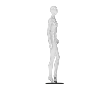 Siyah arkaplan üzerinde duran 3D model