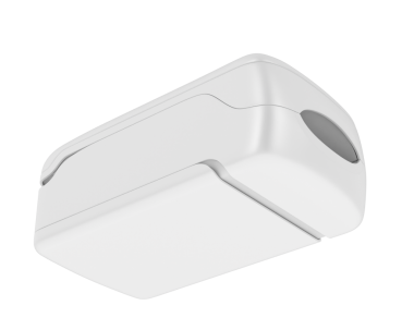 İzole edilmiş siyah arkaplanda beyaz plastik torba oluşturma