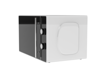 Modern buzdolabı siyah arka planda izole edilmiş. 3d oluşturma