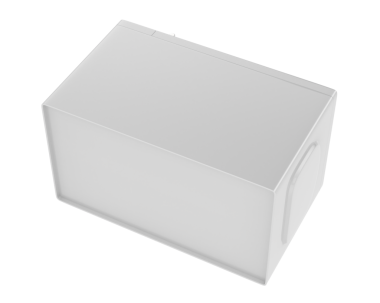 Bir kutunun 3 boyutlu görüntüsü izole edildi