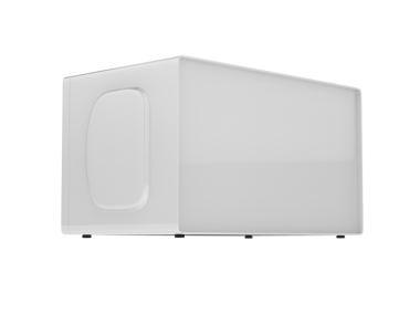 Reklam ve markalaşma için vektör gerçekçi beyaz boş kutu