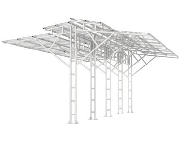 Beyaz arkaplanda izole edilmiş 3 boyutlu metal vinç görüntüsü