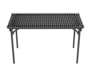 Masa üstü beyaz arkaplanda izole edildi