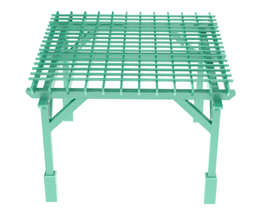 boş plastik piknik sepeti