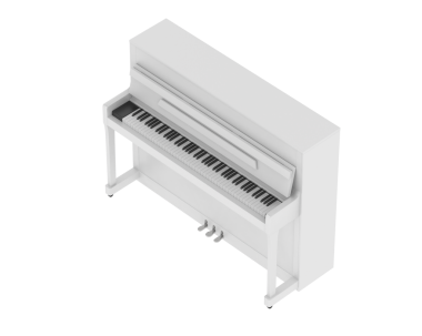 piyano klavyesi simgesi, çizgi film biçimi