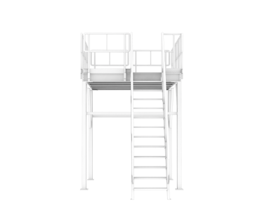 Siyah arka planda beyaz tahta sandalye