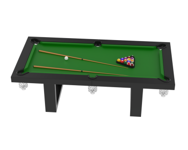 Bilardo masasında ıstaka ve ıstaka