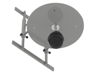Uydu anteninin 3 boyutlu görüntüsü