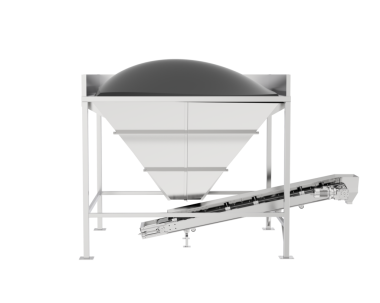 Siyah arkaplandaki kırpma yolu ile izole edilmiş beyaz metal karıştırıcının 3 boyutlu görüntülemesi