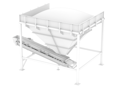 Beyaz arka planda izole edilmiş beyaz bir buz kovasının 3 boyutlu görüntüsü