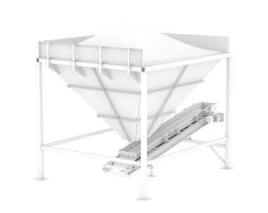 Boş metal kova. Beyaz arka planda izole edilmiş. 3d oluşturma.