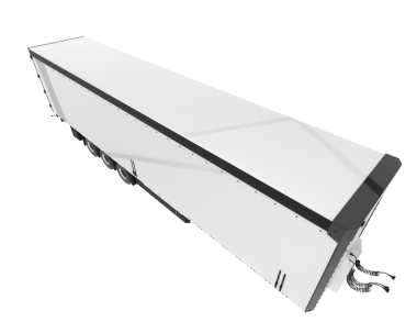 Beyaz arkaplanda boş beyaz pankart izole edildi