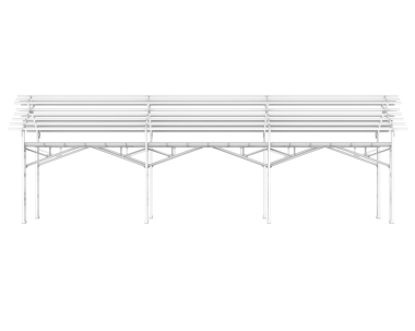Beyaz arkaplanda boş ahşap masa var. 3d oluşturma