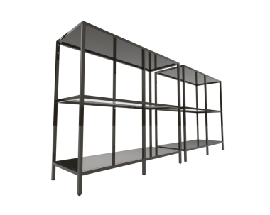 Metal çubuk beyaz arka planda izole edilmiş. 3d illüstrasyon.