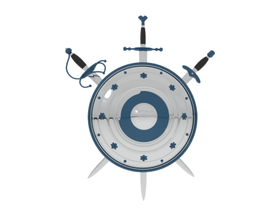 İzole edilmiş ortaçağ kask ikonu. vektör çizimi tasarımı