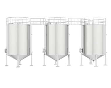 Gri arka planda modern tank izole edildi. 3d oluşturma