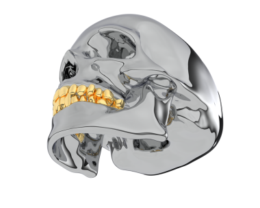 İnsan kafatasının 3 boyutlu görüntüsü