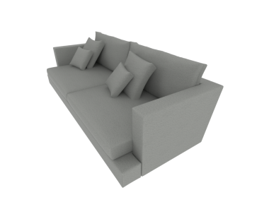 Siyah arka planda izole edilmiş 3 boyutlu beyaz bir ev.