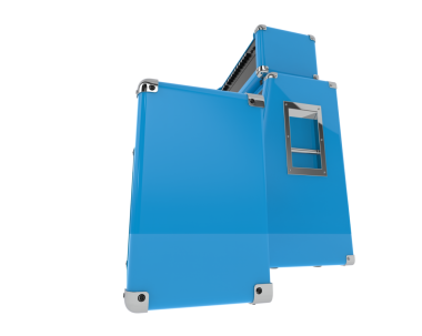 Ofis dizininin 3 boyutlu görüntüsü beyaza izole edildi