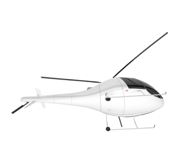 Gerçekçi helikopter. izole edilmiş