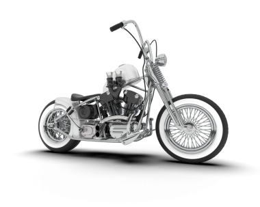 Bir bisikletin 3 boyutlu görüntülemesi