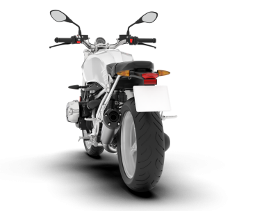 Modern motosiklet beyaz arka planda izole edilmiş